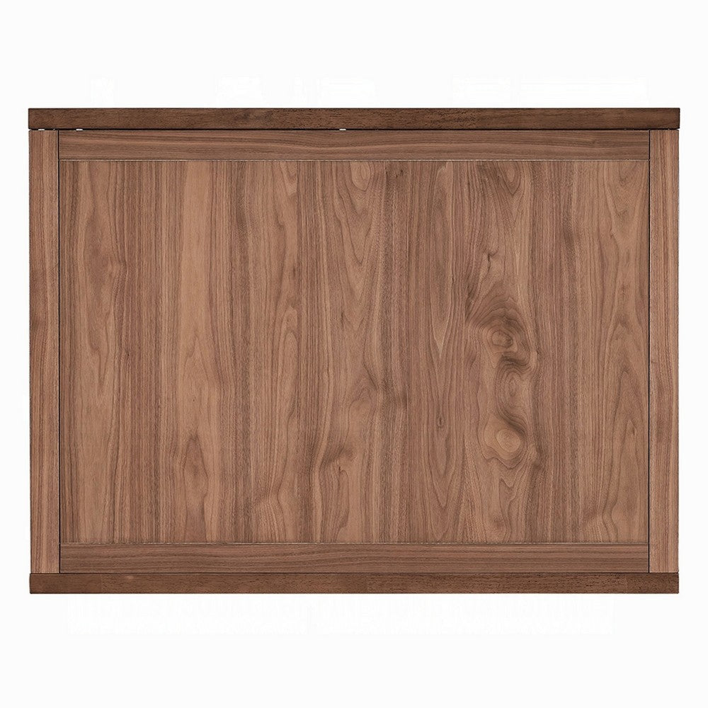 Mea Dining Table, 47-94 Inch Expandable Top, Scandinavian Walnut Brown