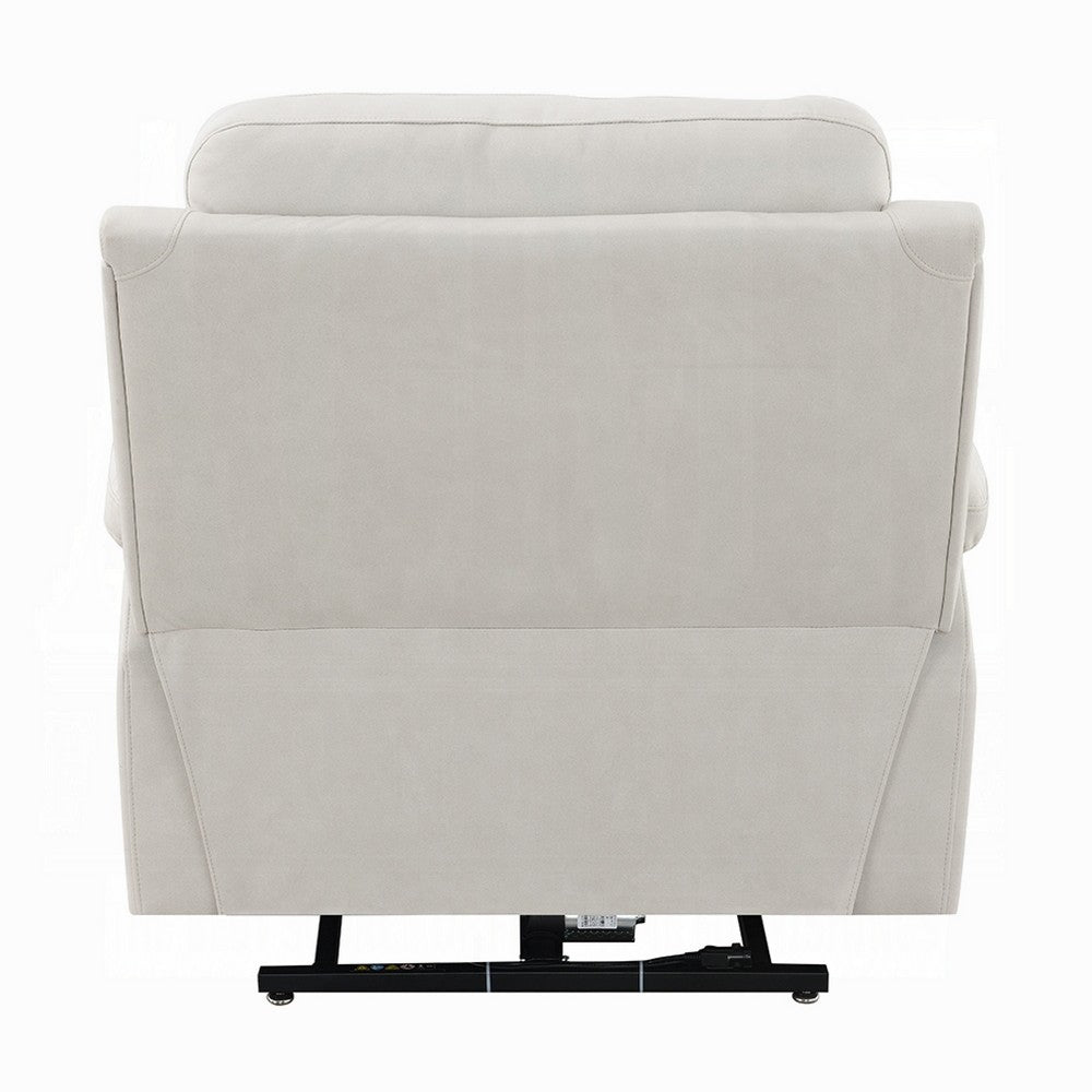 Cheru Power Motion Lift and Recliner Chair with Heated Massage, Ivory