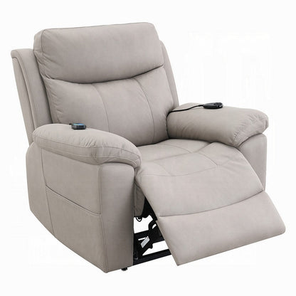 Cheru Power Motion Lift and Recliner Chair with Heated Massage, Gray