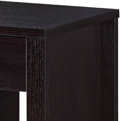 Akol Computer Desk, Keyboard Drawer and Storage, 39 Inch, Black