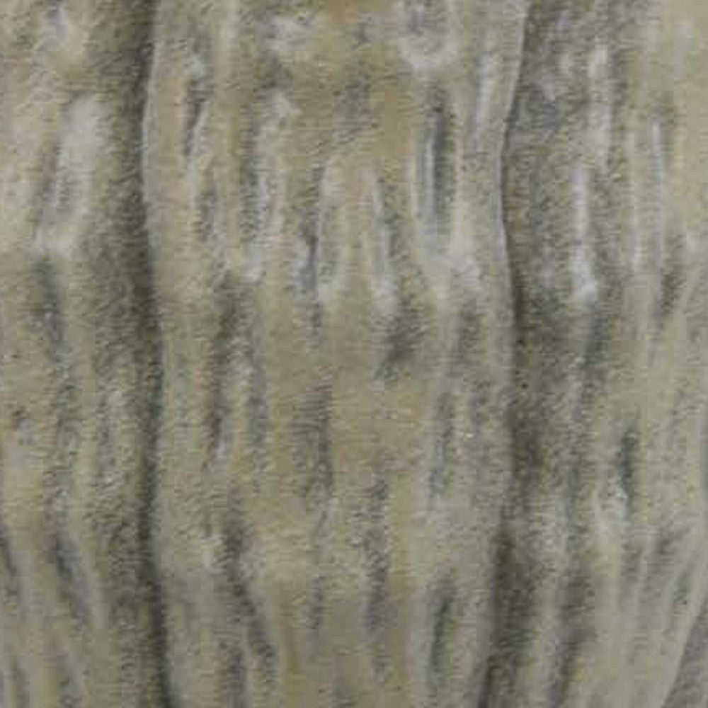 Decorative Vase, Organic Sea Design, Floral Details, Green Ceramic