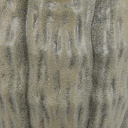 Decorative Vase, Organic Sea Design, Floral Details, Green Ceramic