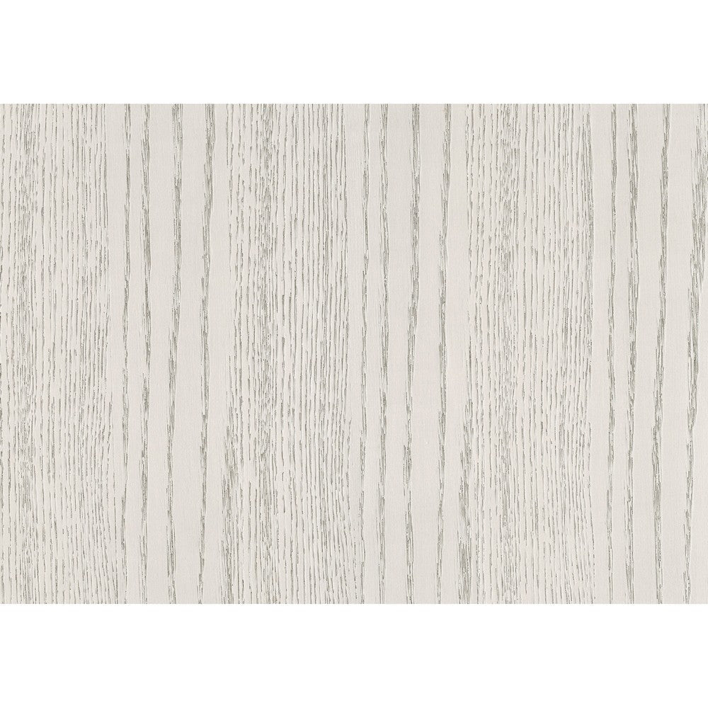 Rotu Nightstand, 2 Drawers Rope Molding, White Ash Veneer, 28 Inch