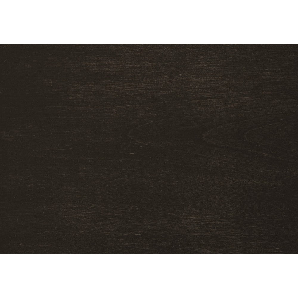 Bron Nightstand, 2 Drawers, Dark Cherry Brown Birch Veneer, 28 Inch