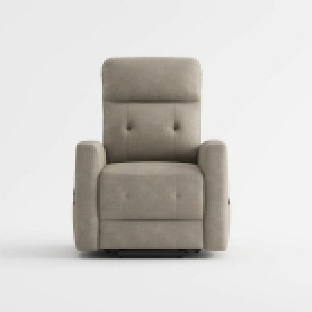 Woxo Power Lift Recliner Chair with Heat, Massage, Brown Microfiber