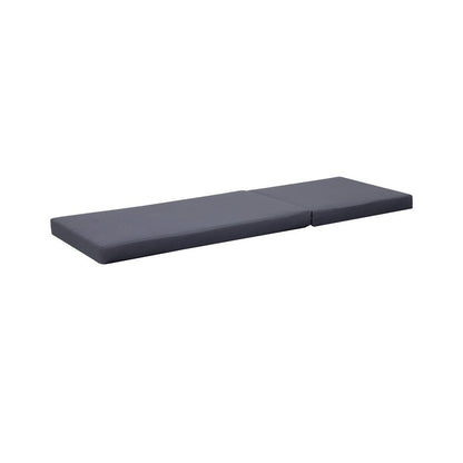 Brody Outdoor Cushion for Chaise Lounger, Dark Gray, Foam, 76 Inch