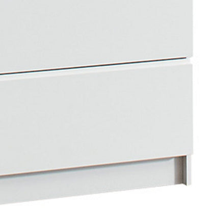 Vedz Dresser Unit with 2 Drawers, Modern White Melamine Finish
