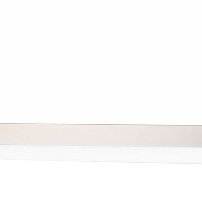 Sok LED Dresser Mirror, White High Gloss Finish, Rectangular 37 Inch