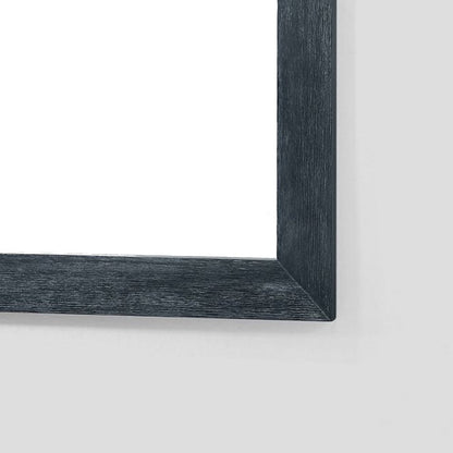 Cid Coy Mirror, 47 Inch Gray Ash Veneer Frame, Crown Cut Pattern