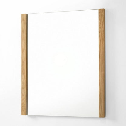 Noe Ruby Dresser Mirror, Natural Brown Oak Veneer, Rectangular 34 x 40