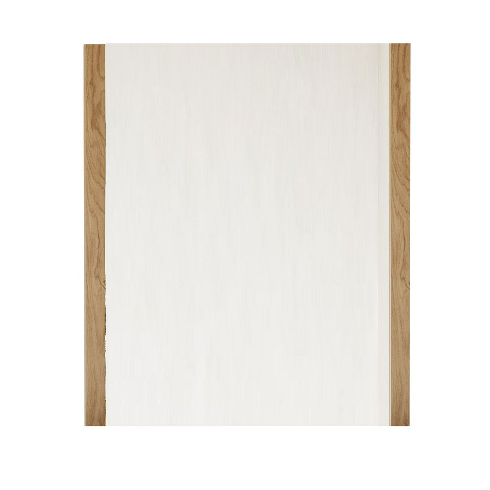 Noe Ruby Dresser Mirror, Natural Brown Oak Veneer, Rectangular 34 x 40