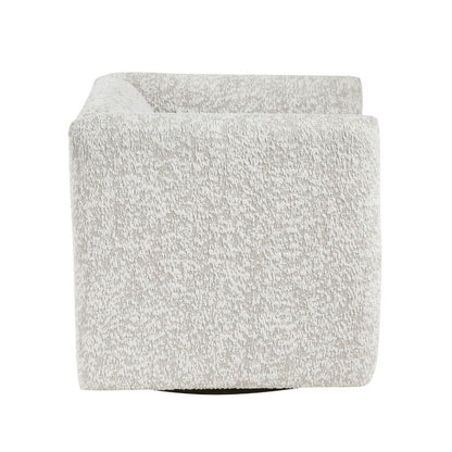 Veena Swivel Cube Chair with Lumbar Pillow, Foam Cushions