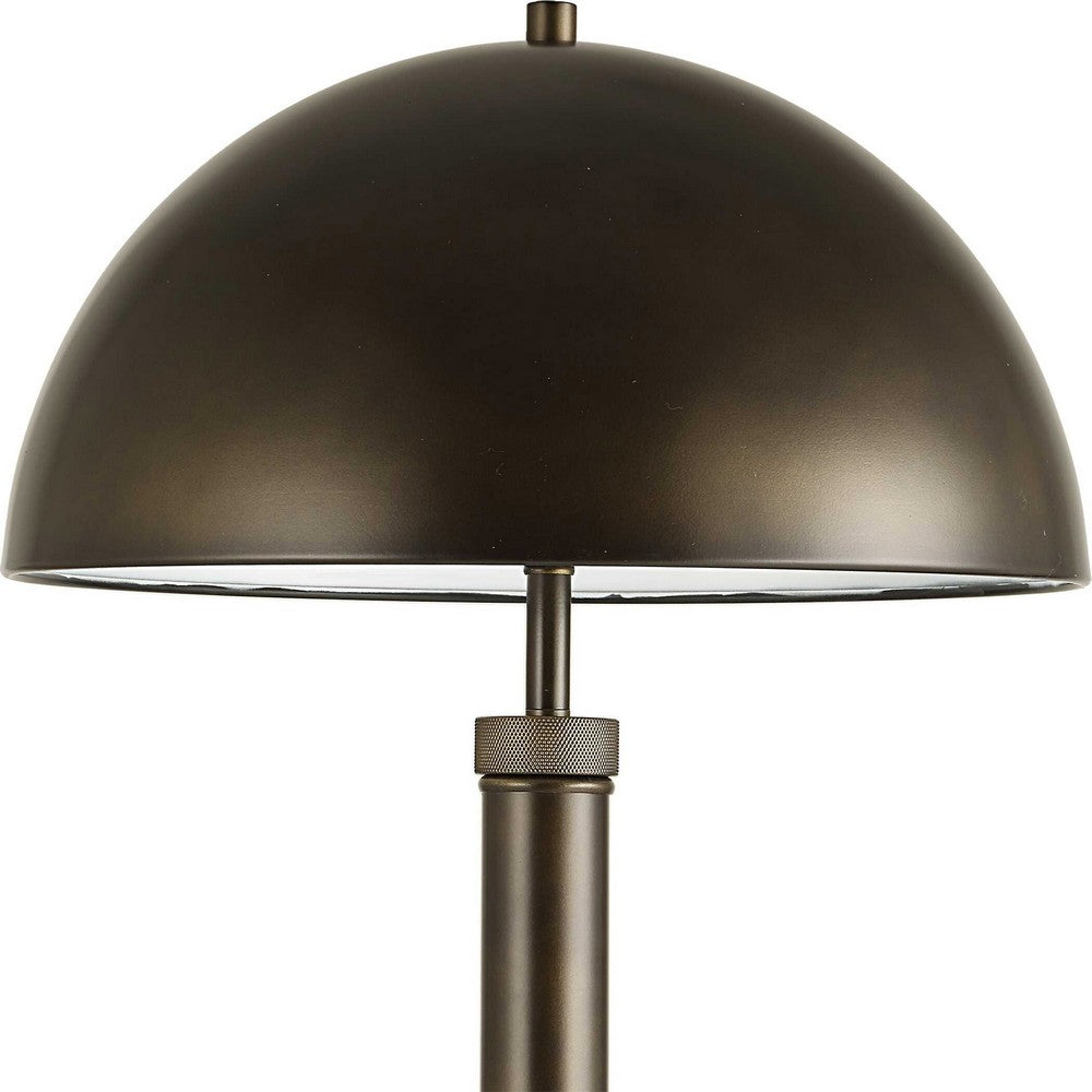 Jesy Modern Floor Lamp with Dome Metal Shade, 59 Inch Dark Bronze