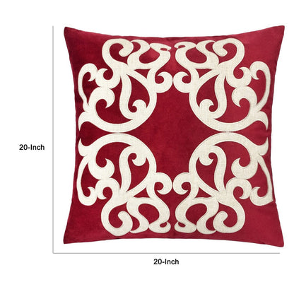 Dery 20x20 Square Throw Pillow Cover