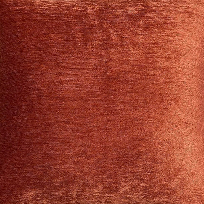 Dey Throw Pillow Cover, Rose Copper Brown Velvet Luxe Shine