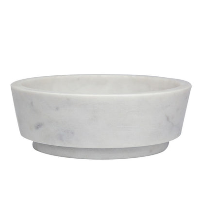 Decorative Accessory Bowl with Raised Edges, 7 Inch Round