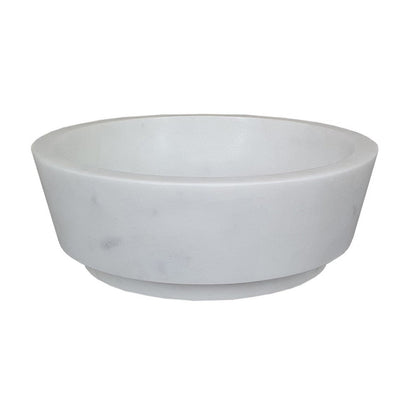 Decorative Accessory Bowl with Raised Edges, 7 Inch Round