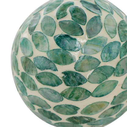 Sunny Decorative Ball Set of 3, Capiz Shell Details