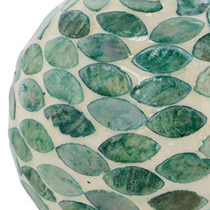 Sunny Decorative Ball Set of 3, Capiz Shell Details