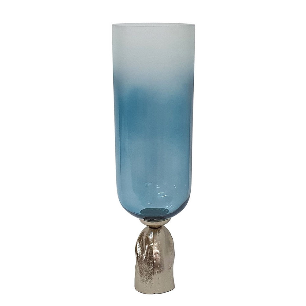 Joane Tall Decorative Vase, Gold Aluminum Stand