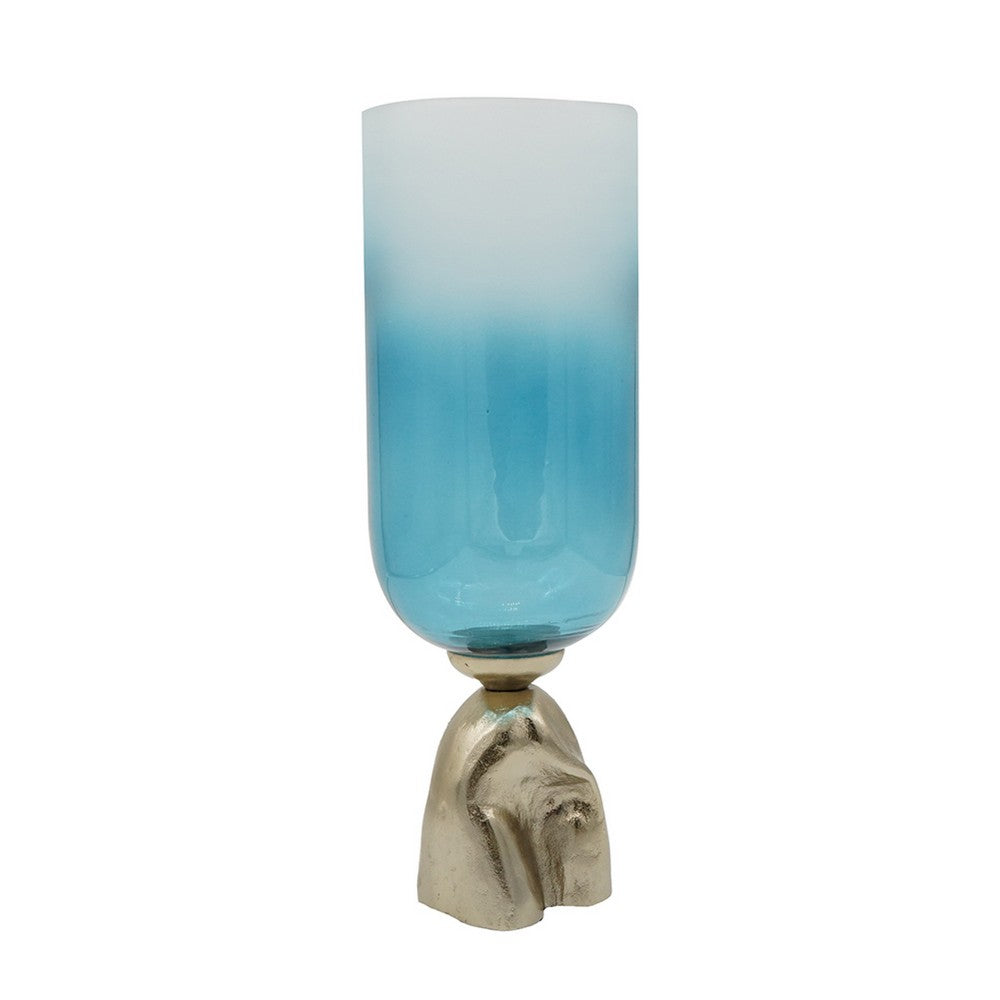 Joane Small Decorative Vase, Gold Aluminum Stand