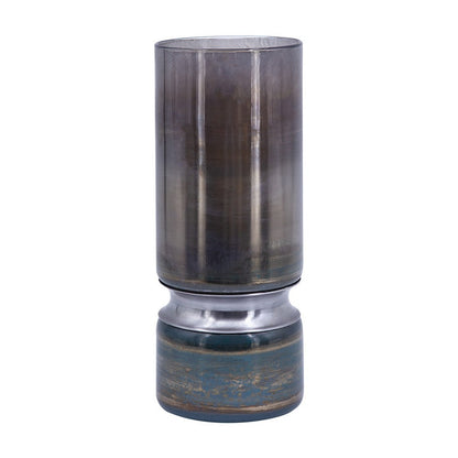 Jane Large Decorative Vase, Steel Base