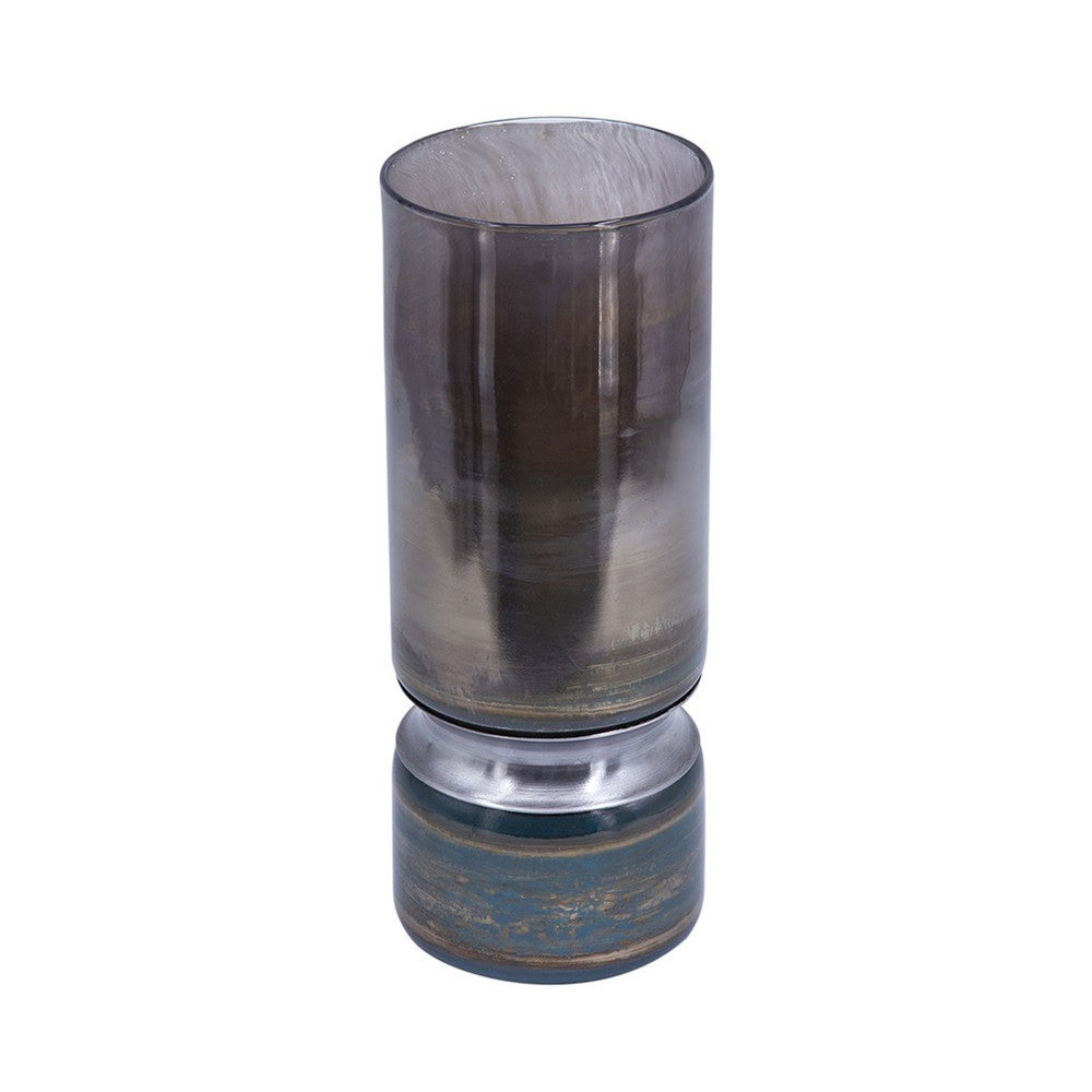 Jane Large Decorative Vase, Steel Base