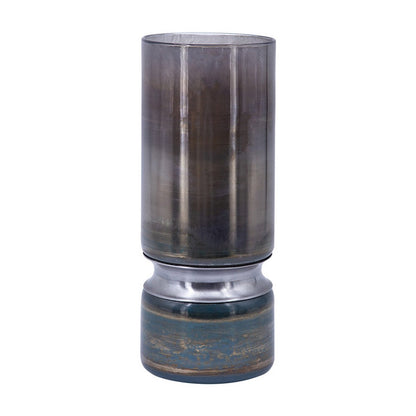 Jane Large Decorative Vase, Steel Base