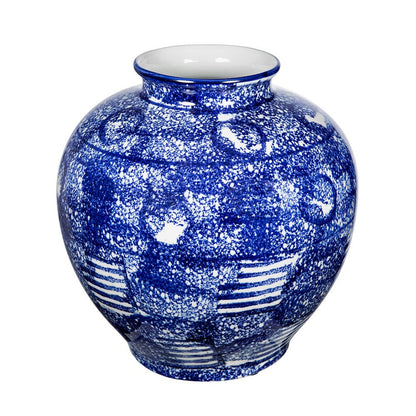 Caleb Decorative Vase, Speckled Glazed Finish