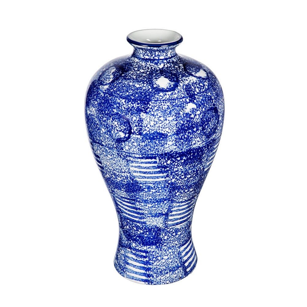 Caleb Accent Vase, Speckled Glazed Finish