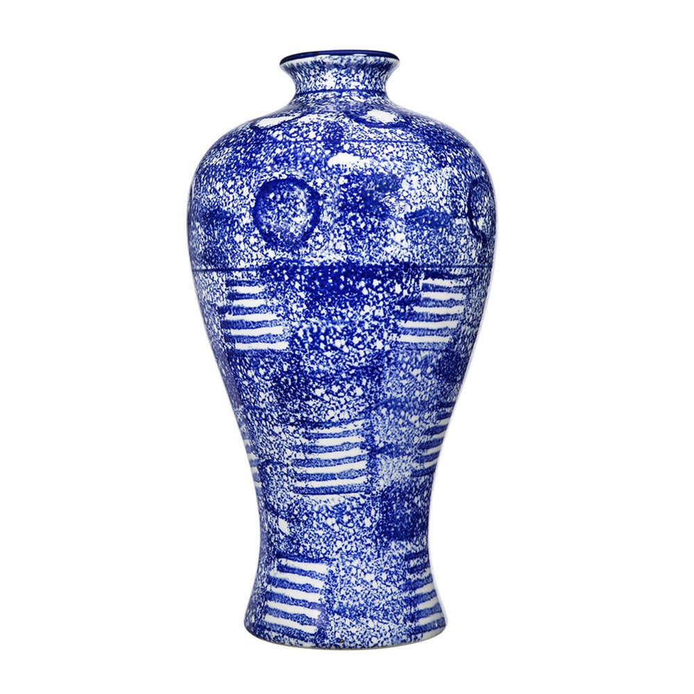 Caleb Accent Vase, Speckled Glazed Finish