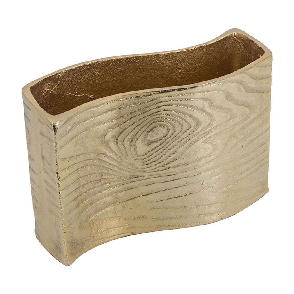 Opal Wavy Rectangular Vase