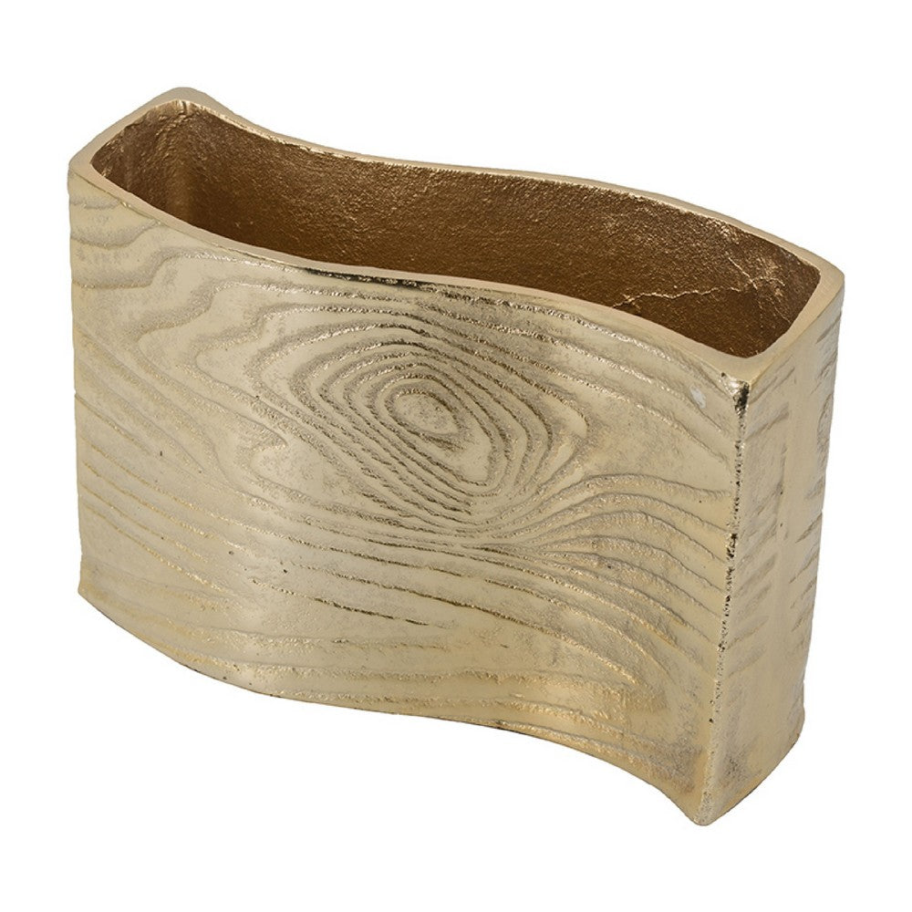 Opal Wavy Rectangular Vase