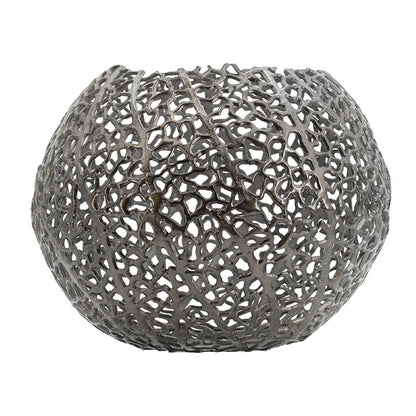 Maia Round Vase with Openwork Design, Hollow Form