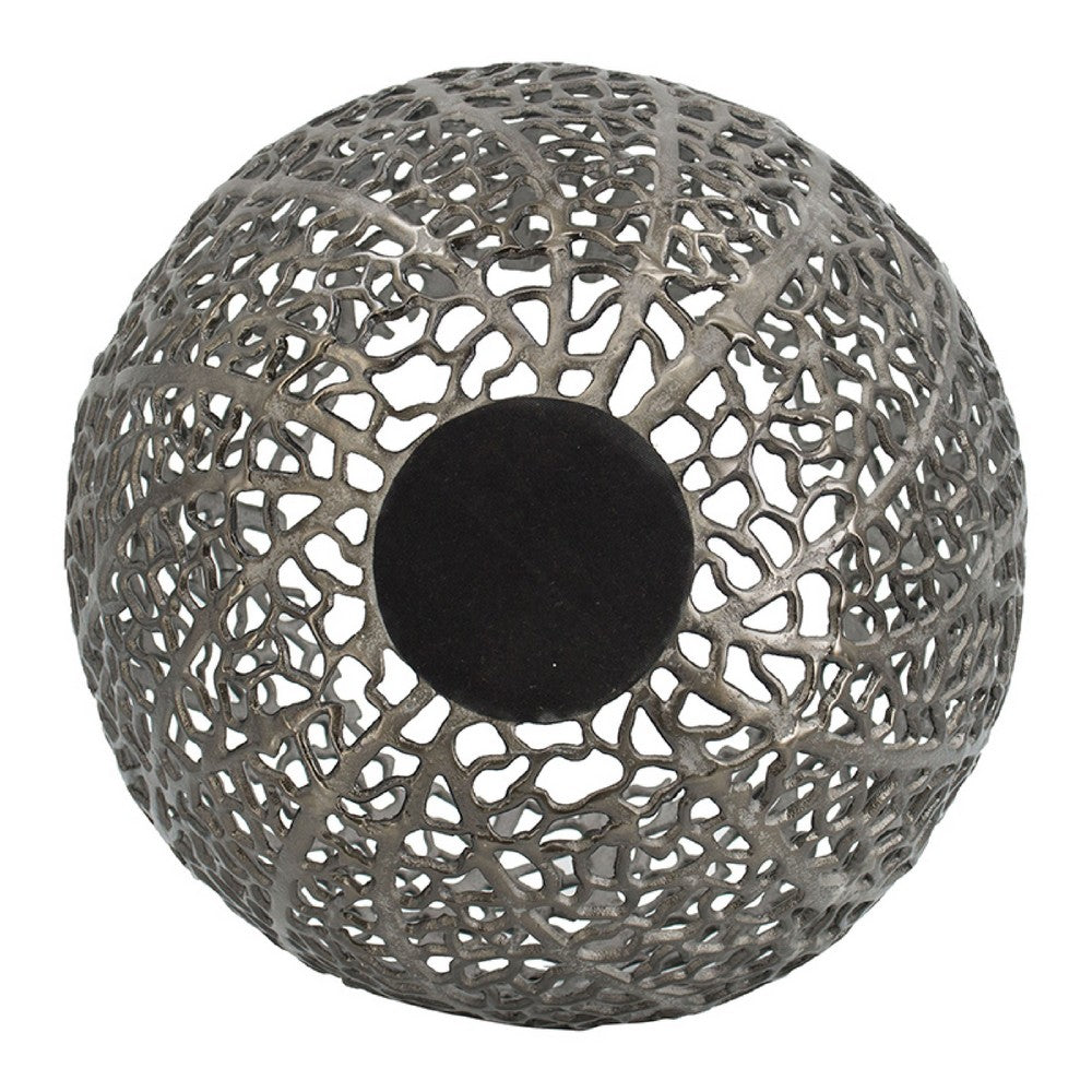Maia Round Vase with Openwork Design, Hollow Form