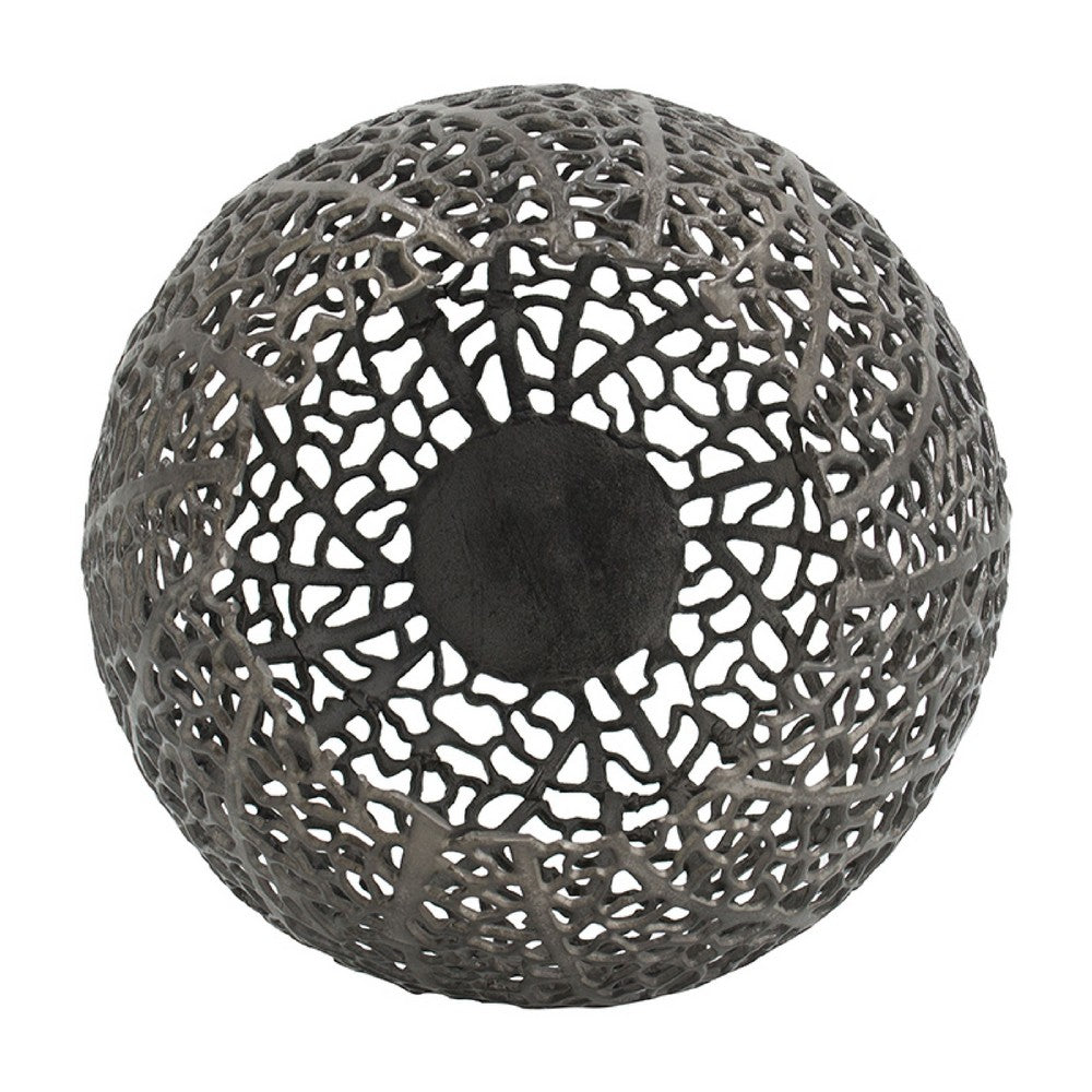 Maia Round Vase with Openwork Design, Hollow Form