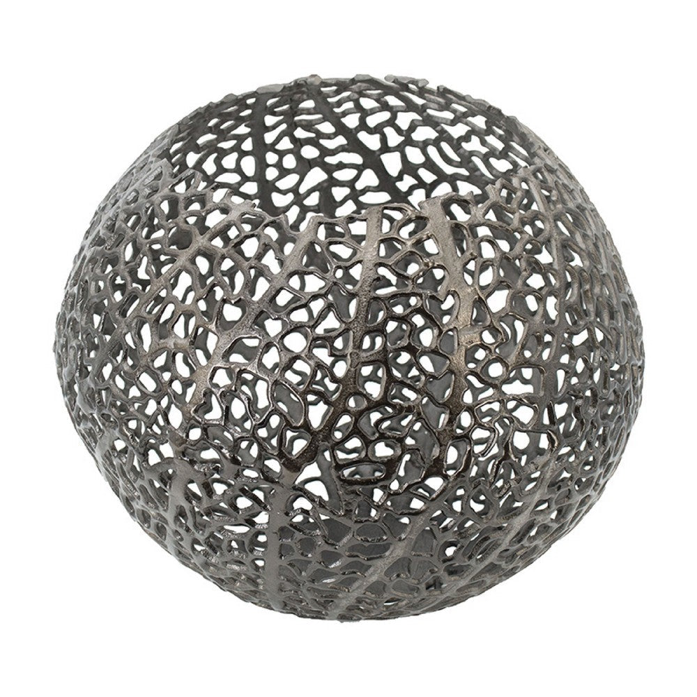 Maia Round Vase with Openwork Design, Hollow Form