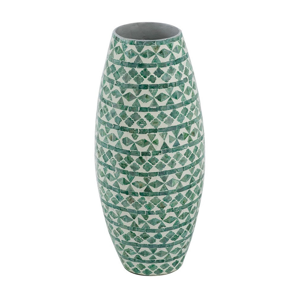Kane Decorative Vase, Geometric Patterns