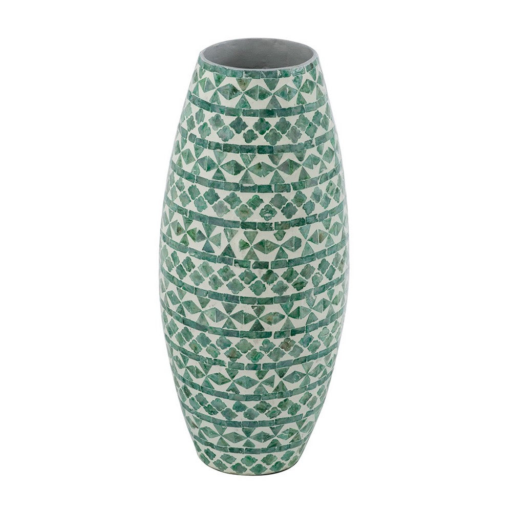 Kane Decorative Vase, Geometric Patterns