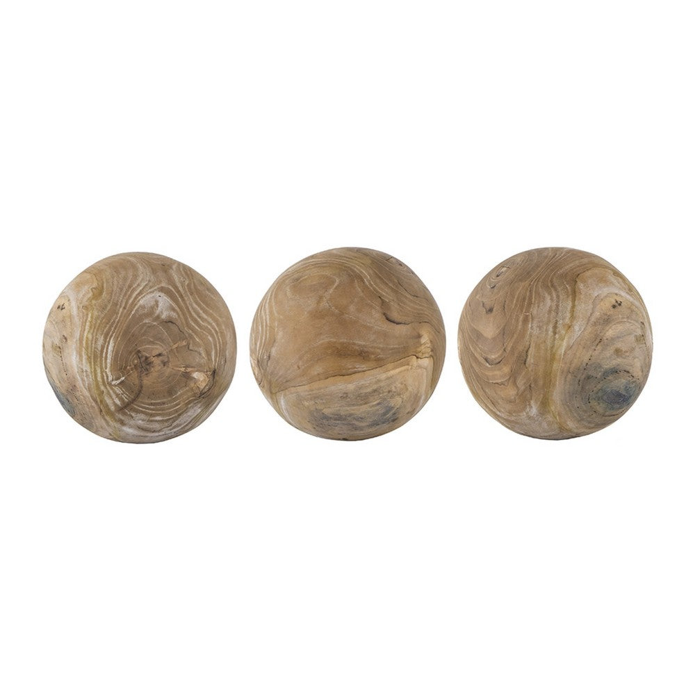 Leah Decorative Orb Ball Set of 3