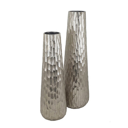 Decorative Vase Set of 2, Handcrafted Design