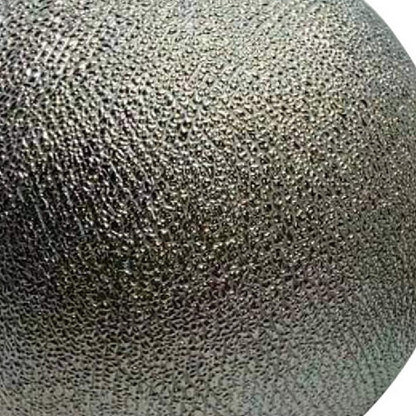 Decorative Ball Orb Set of 3, Cross-Hatched Texture