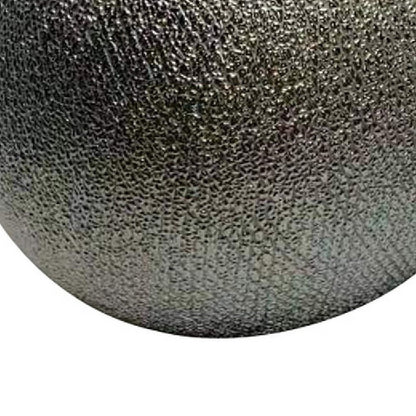 Decorative Ball Orb Set of 3, Cross-Hatched Texture