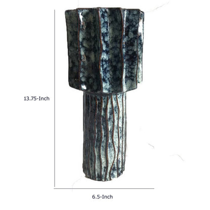 Asmi Decorative Vase, 2-Tier Design