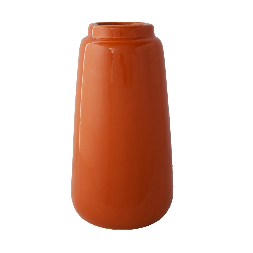 Decorative Vase, Cylindric Body, Narrow Top