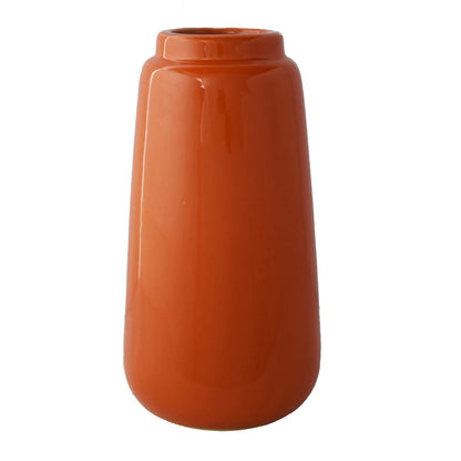 Decorative Vase, Cylindric Body, Narrow Top