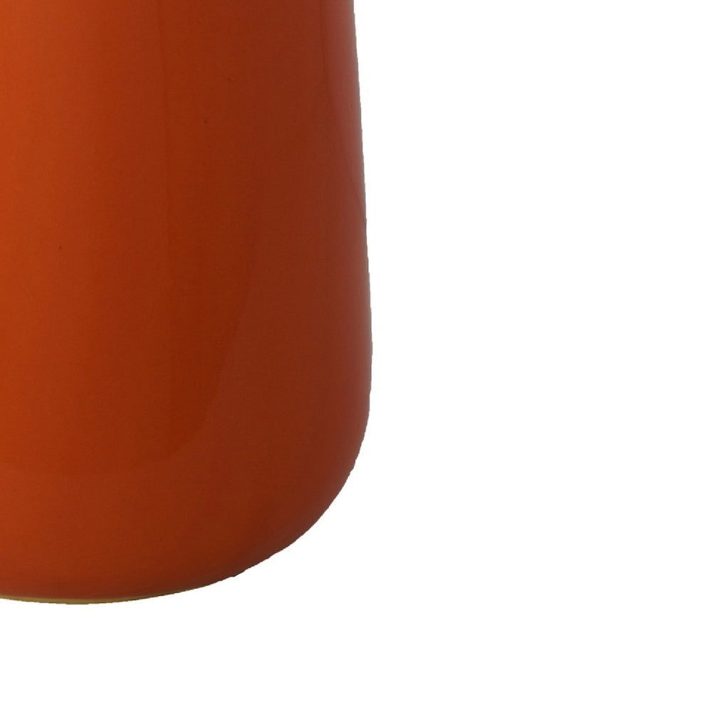 Decorative Vase, Cylindric Body, Narrow Top