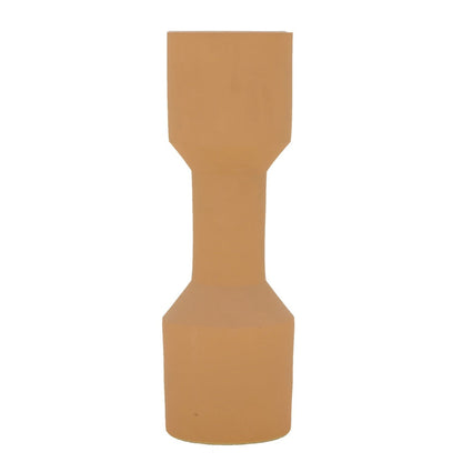 Decorative Vase, Geometric Hourglass Shape