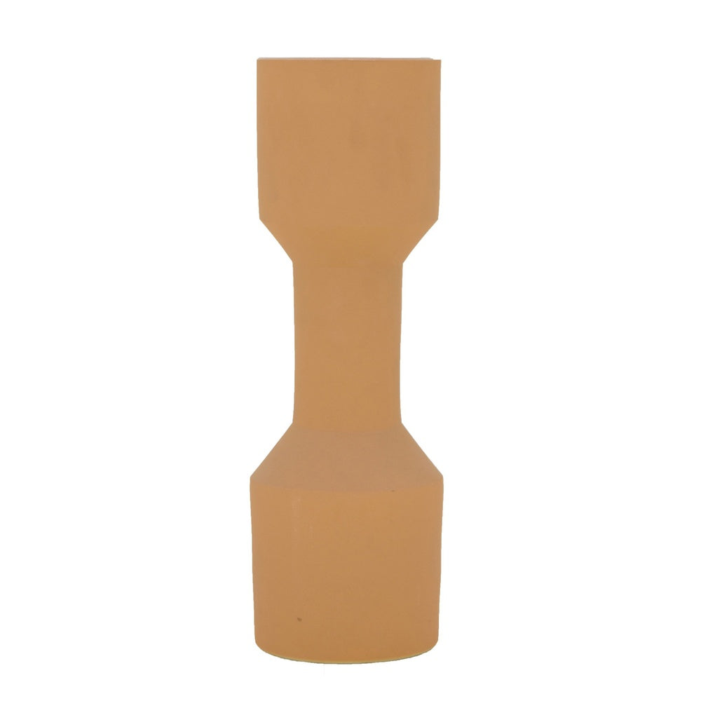 Decorative Vase, Geometric Hourglass Shape