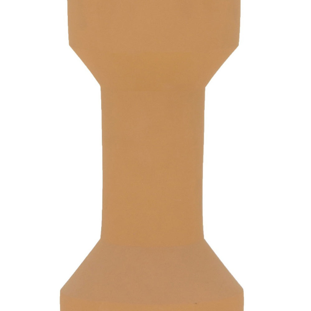 Decorative Vase, Geometric Hourglass Shape